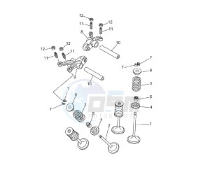 XT Z TENERE 660 drawing VALVE