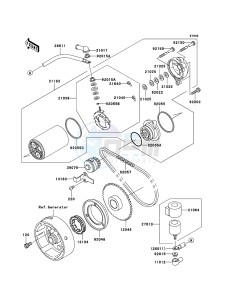 KLF300 4x4 KLF300C6F EU GB drawing Starter Motor