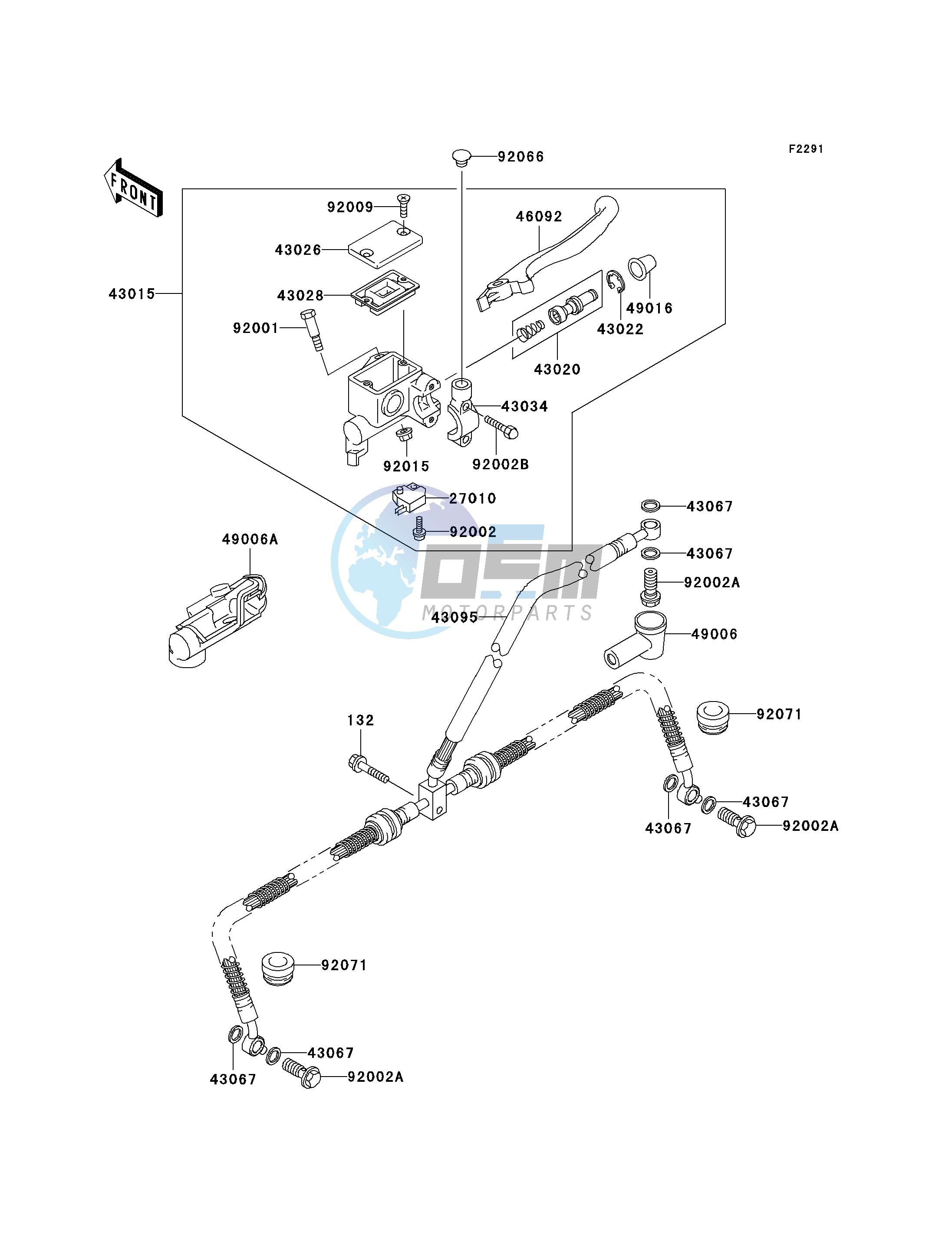 FRONT MASTER CYLINDER