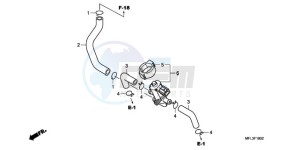 CBR1000RA9 ED / ABS REP drawing AIR INJECTION CONTROL VALVE