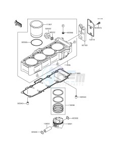 ZX 750 N [NINJA ZX-7RR] (N1-N2) [NINJA ZX-7RR] drawing CYLINDER_PISTON-- S- -