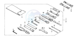 VT600CD drawing TOOLS