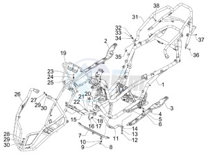 MP3 500 Sport (USA) USA drawing Frame bodywork