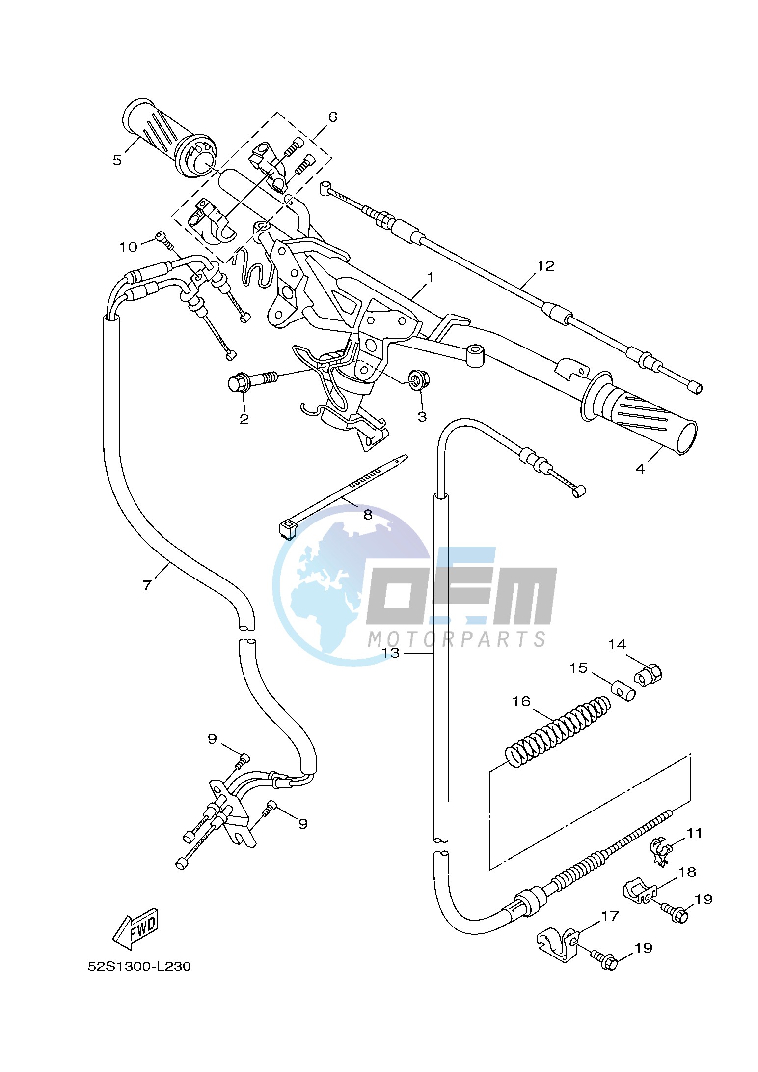 STEERING HANDLE & CABLE