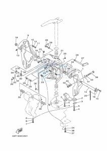 FL150AETL drawing FRONT-FAIRING-BRACKET