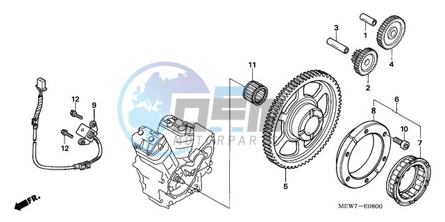 PULSE GENERATOR/ STARTING CLUTCH