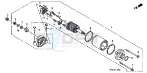 CB600F39 UK - (E / MKH ST) drawing STARTING MOTOR