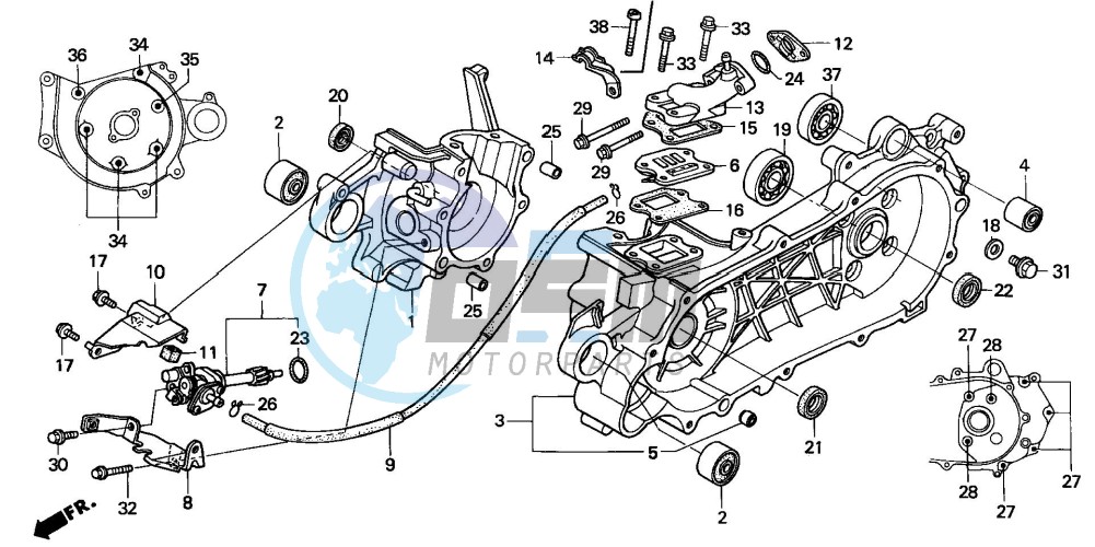 CRANKCASE/OIL PUMP