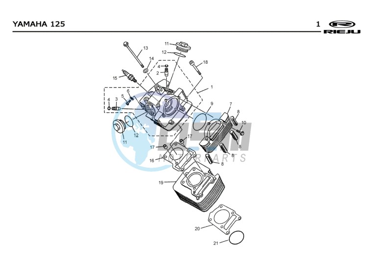 CYLINDER HEAD - CYLINDER  EURO2