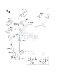 VN 1600 G [VULCAN 1600 NOMAD] (6F) G6F drawing HANDLEBAR