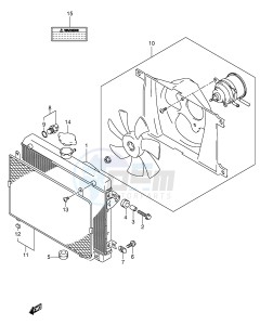 LT-F500F (P28-P33) drawing RADIATOR