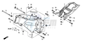 CBR1000RR drawing FRAME BODY