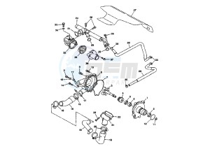 FJR 1300 drawing WATER PUMP