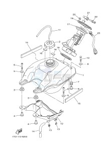 YFZ450R YFZ45YSSH YFZ450R SPECIAL EDITION (BW26) drawing FUEL TANK