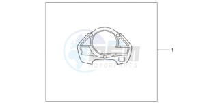 CB600F39 Spain - (SP / ST 25K) drawing METER PANEL