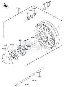 ZG 1200 A [VOYAGER XII] (A1) [VOYAGER XII] drawing REAR WHEEL_HUB