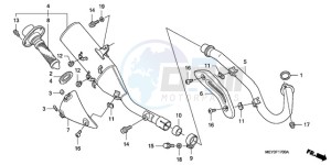 CRF450X9 Europe Direct - (ED) drawing EXHAUST MUFFLER