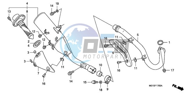 EXHAUST MUFFLER