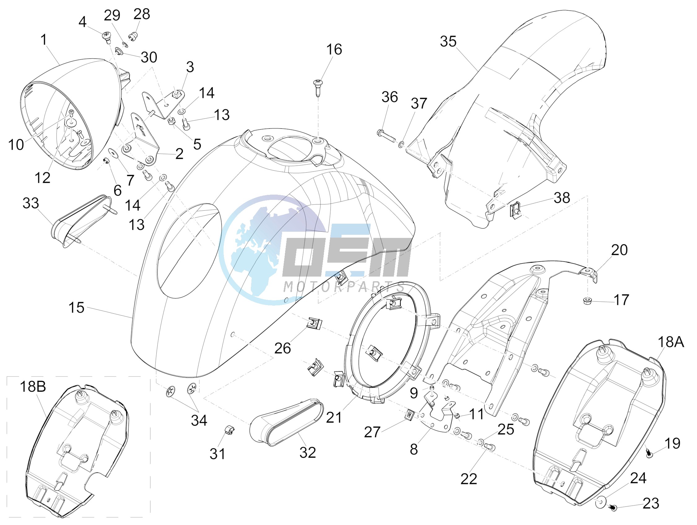 Wheel huosing - Mudguard