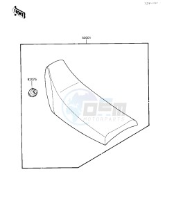 KX 80 N [BIG WHEEL] (N1) [BIG WHEEL] drawing SEAT