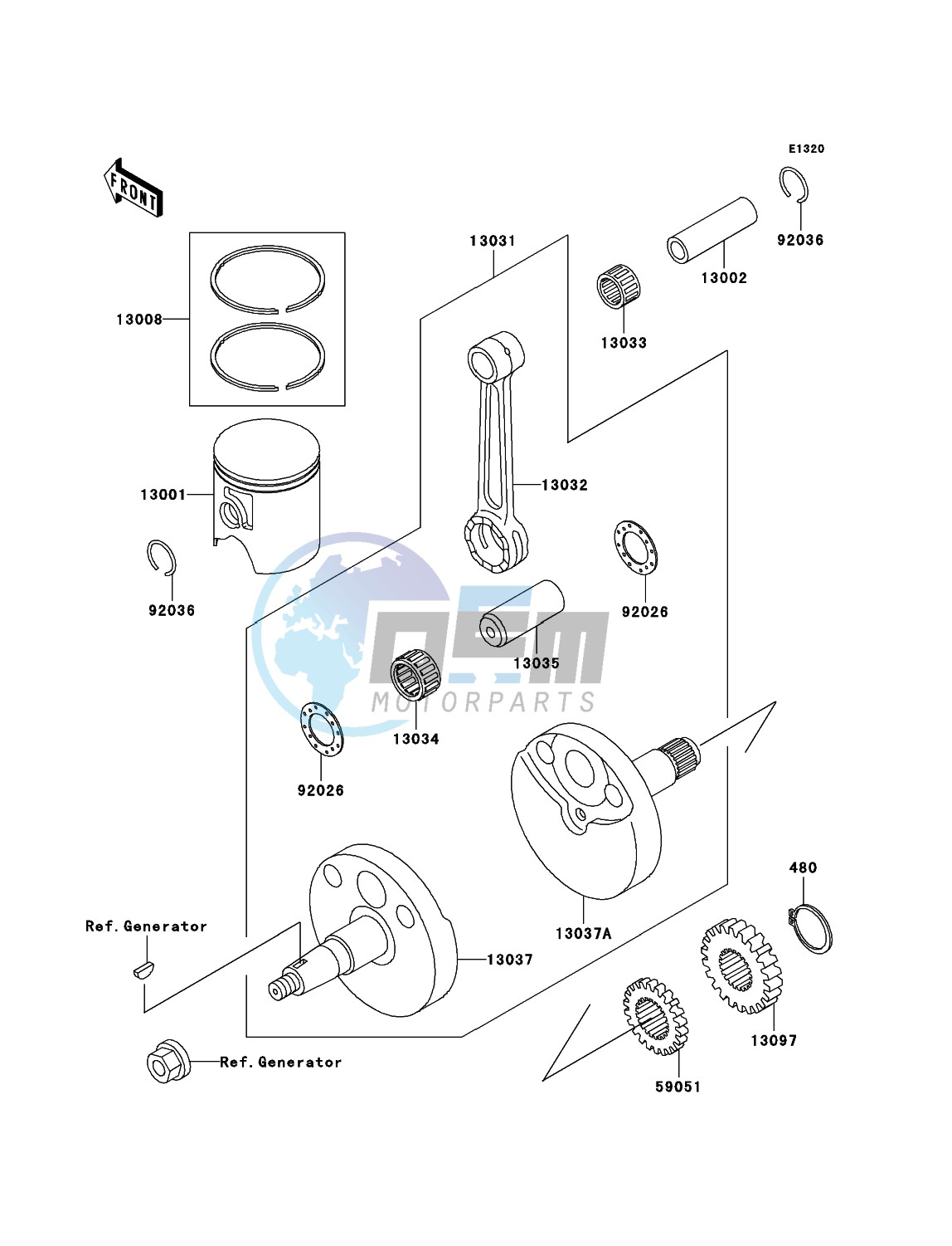 Crankshaft/Piston(s)