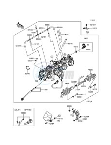 Z800 ABS ZR800BDS FR GB XX (EU ME A(FRICA) drawing Throttle