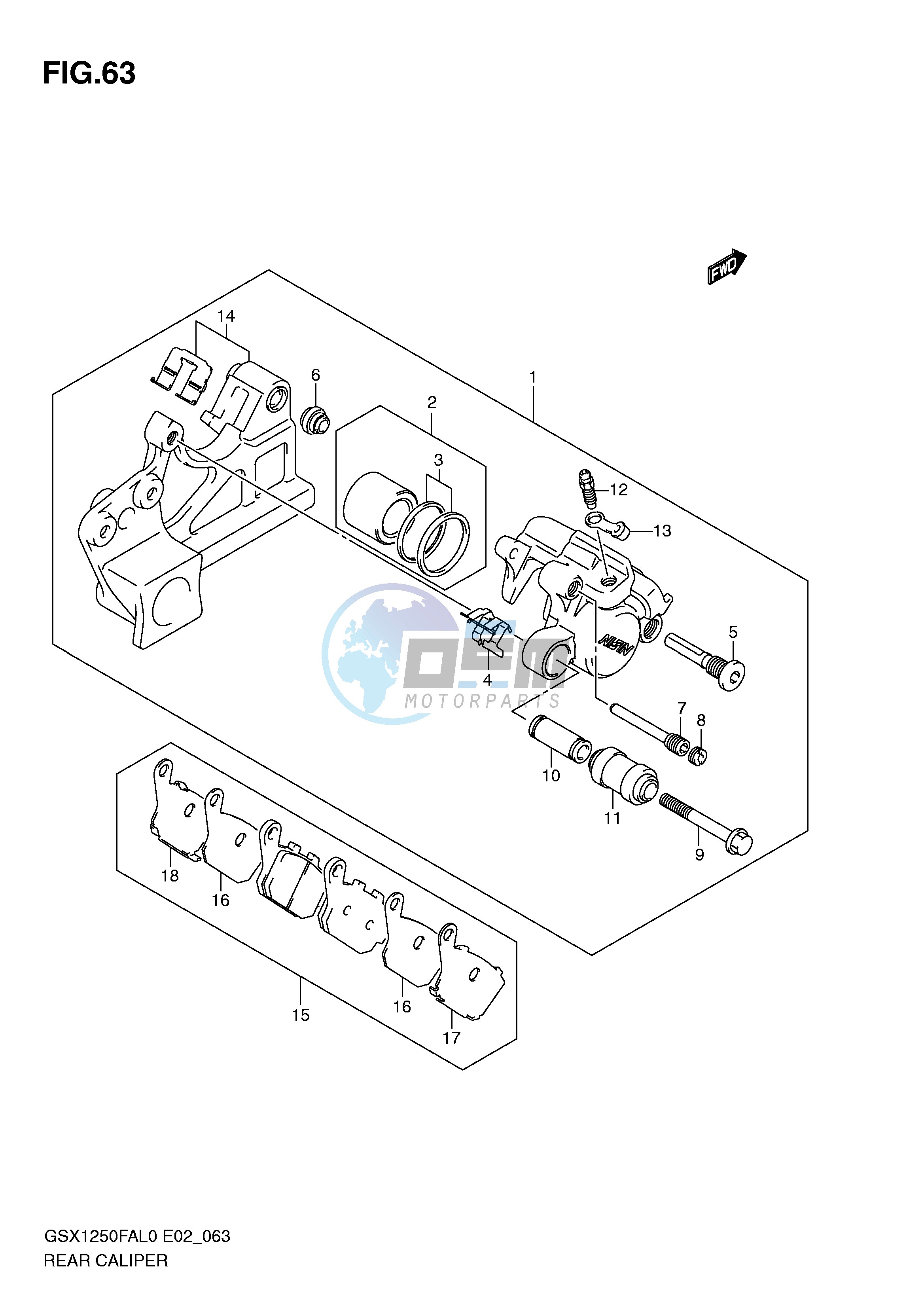 REAR CALIPER