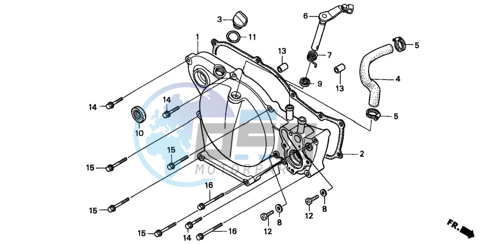 RIGHT CRANKCASE COVER