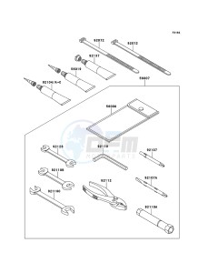 JET_SKI_STX-15F JT1500AEF EU drawing Owner's Tools