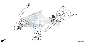 TRX500FA7G TRX500 Europe Direct - (ED) drawing STABILIZER