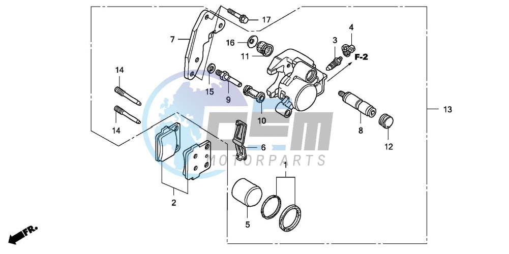 FRONT BRAKE CALIPER