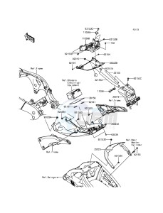 NINJA ZX-10R ZX1000JFFA FR XX (EU ME A(FRICA) drawing Rear Fender(s)