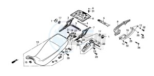 XL600V TRANSALP drawing SEAT