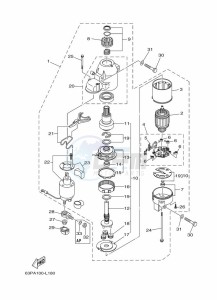 FL150DETL drawing STARTER-MOTOR