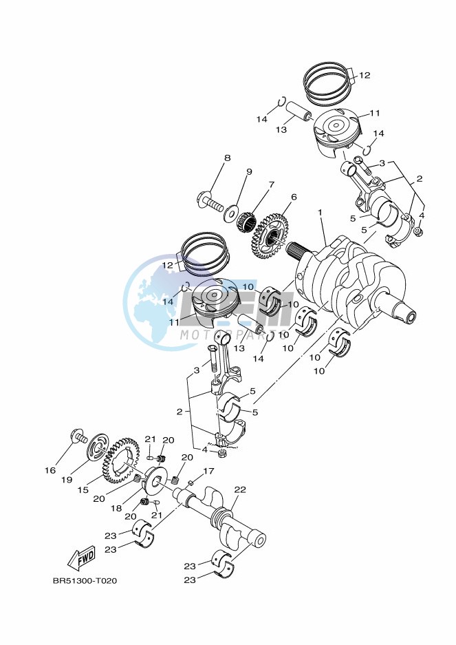 CRANKSHAFT & PISTON