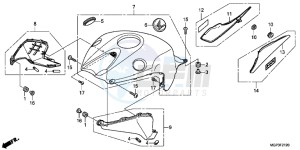 CBR1000RRE Fireblade 2ED drawing TOP SHELTER