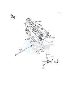 Z250SL BR250EFS XX (EU ME A(FRICA) drawing Engine Mount