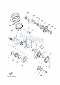 YFM700FWAD YFM7NGPAK (B4FN) drawing CRANKSHAFT & PISTON