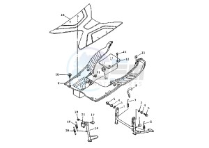 XC T CYGNUS 125 drawing STAND-FOOTREST