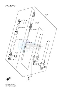 VZR1800BZ BOULEVARD EU drawing FRONT FORK DAMPER (E19)