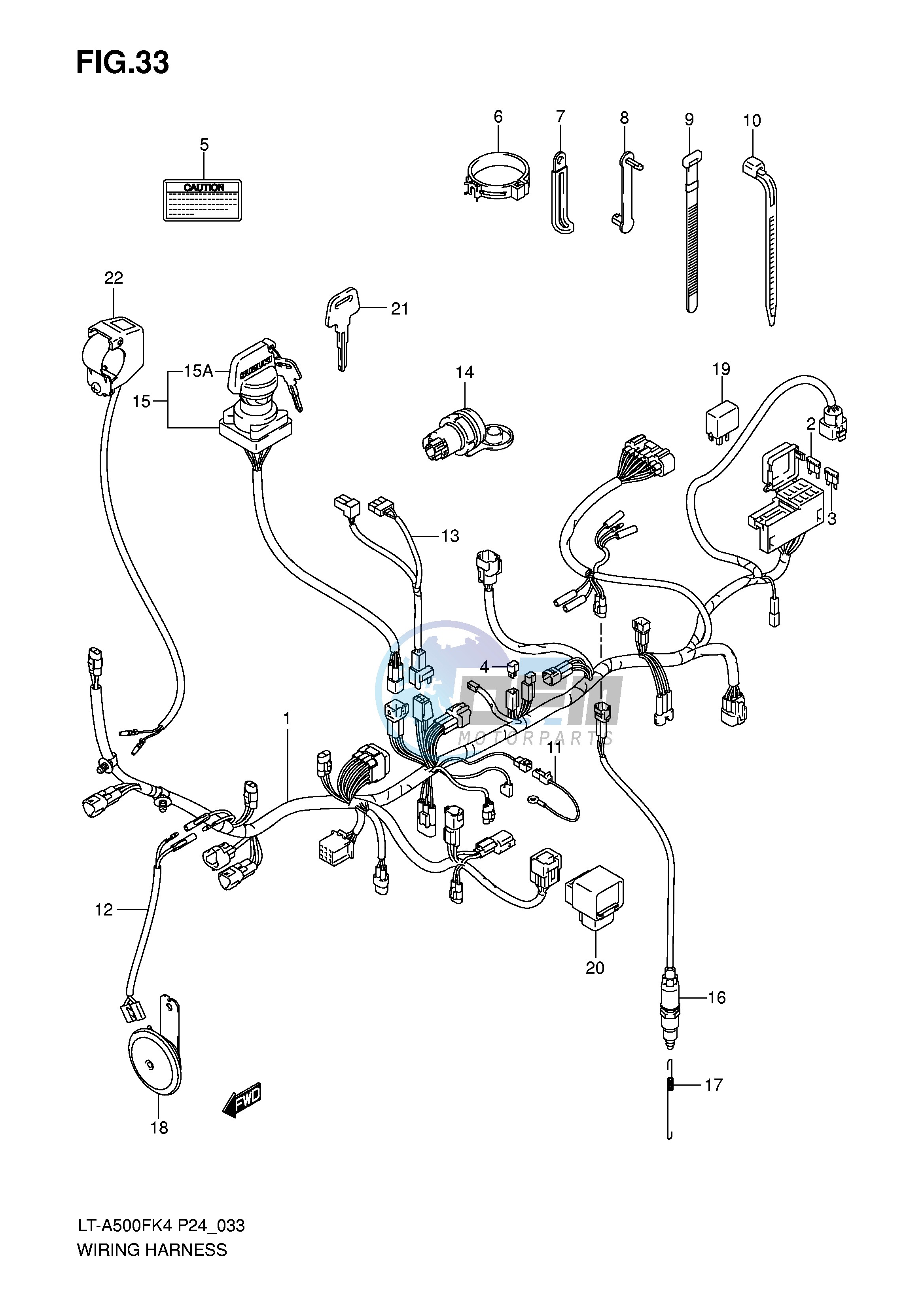 WIRING HARNESS (MODEL K4 K5)