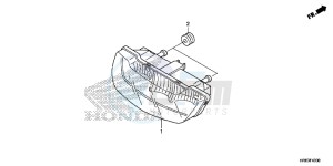 TRX500FA5G TRX500FA Europe Direct - (ED) drawing TAILLIGHT