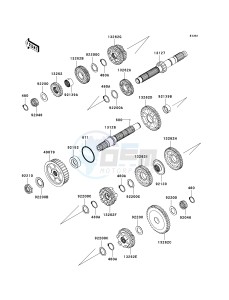 VN 1700 G [VULCAN 1700 CLASSIC LT] (9G-9FA) G9F drawing TRANSMISSION