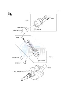 KRF 750 M [TERYX 750 FI 4X4 NRA OUTDOORS] (M9F9) M9F drawing CRANKSHAFT