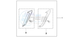 NC700XAD NC700X ABS Europe Direct - (ED) drawing KIT LEG DEFLECTOR