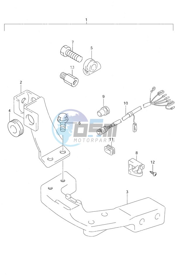 Remote Control Parts S/N 652501 to 65XXXX