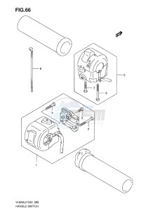 VL800 INTRUDER EU drawing HANDLE SWITCH