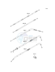 ZR 750 L [Z750 AU] (L7F-L8F) L8F drawing CABLES