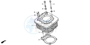 NX500 DOMINATOR drawing CYLINDER