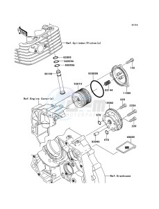 KLX125 KLX125CBF GB XX (EU ME A(FRICA) drawing Oil Pump